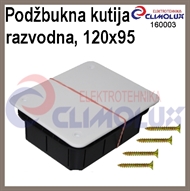 Instalacijska razvodna kutija 120x95 sa poklopcem, podžbukna