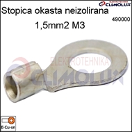 Neizolirana okasta stopica   1,5mm2 M3