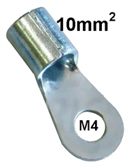 Quetsch-Ringkabelschuh unisoliert  10 mm2 M 4