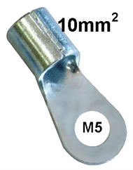 Quetsch-Ringkabelschuh unisoliert  10 mm2 M 5