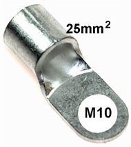 Quetsch-Ringkabelschuh unisoliert  25 mm2 M10