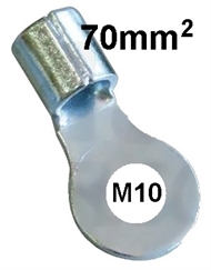 Quetsch-Ringkabelschuh unisoliert  70 mm2 M10