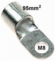 Quetsch-Ringkabelschuh unisoliert  95 mm2 M 8