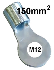 Quetsch-Ringkabelschuh unisoliert 150 mm2 M12