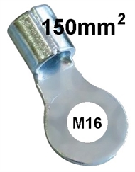 Quetsch-Ringkabelschuh unisoliert 150 mm2 M16