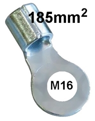 Quetsch-Ringkabelschuh unisoliert 185 mm2 M16
