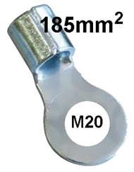 Quetsch-Ringkabelschuh unisoliert 185 mm2 M20