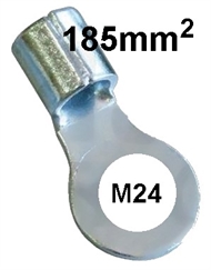 Quetsch-Ringkabelschuh unisoliert 185 mm2 M24