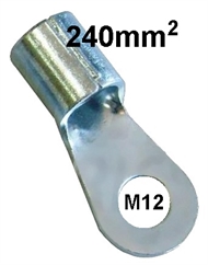 Quetsch-Ringkabelschuh unisoliert 240 mm2 M12