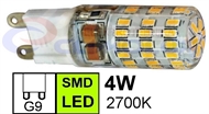LED žarulja G9 4W, Capsule-S, 2700K