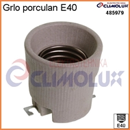 Socket ceramic lampholder E40 , screw contact