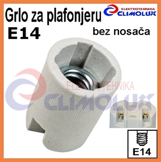 Grlo za plafonjeru E14 keramičko