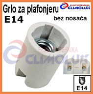 Socket lampholder E14 , ceramic