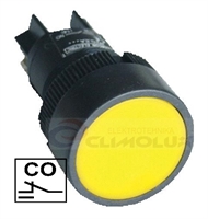 Sklopka PVC 22mm ,CO ,žuta