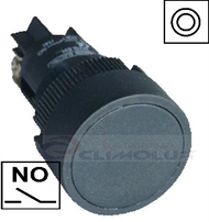 Tipkalo PVC 22mm ,NO ,crna