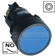 Tipkalo PVC 22mm ,NO ,plavo
