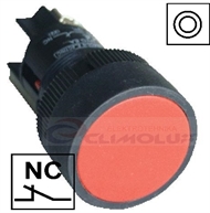 Tipkalo PVC 22mm ,NC ,crveno