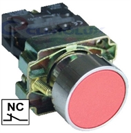 Drucktaster TP22 NCx1, mit metallsockel, rot