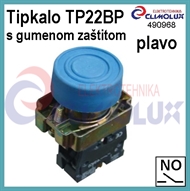 Tipkalo TP22BP plavo NO ,s gumenom zaštitom