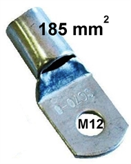 Rohr-Kerb-Kabelschuh, blank 185 mm2 M12