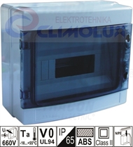 Surface mounted distribution box 1/12 EDIP IP65