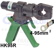 Hydraulic hand plier for crimping cable lugs HK95R 