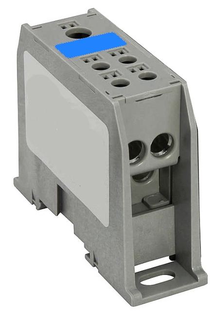 Block-Verteilerklemme 35-4x10 blau - CLIMOLUX-elektrotehnika