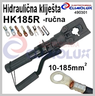 Hydraulic hand plier for crimping cable lugs HK185R 