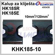 Crimping die for Hydraulic plier HK185, 10-120mm2 ,hexagonal press