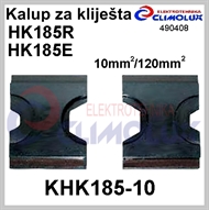 Kalup za kliješta HK185, 10-120mm2 ,šesterokutni profil