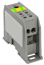 Block-Verteilerklemme 35-4x10 grün-gelb