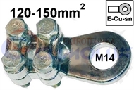 Screw-type ring terminal, alloy, 120-150 mm2 M14