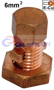 Screw branch joint terminal 6 mm2