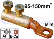 Copper-Aluminium screw ring terminal  95-150 mm2