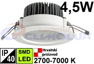 LED downlighter DL  4,5W, SMD, bijeli