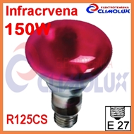 Infrared heat Bulb E27 150W R125CS