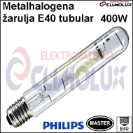 Halogen-Metalldampf lampe 400W E40 HPI-T plus Master, rohrförmig