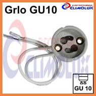 Sockel GU10 230V, keramik, für Halogen und LED-Lampen