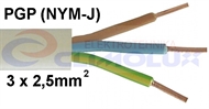 Mantelleitung Kabel PGP (NYM-J) 3 x 2,5 mm2