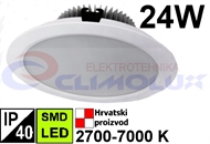 LED downlighter DL 24W, SMD, bijeli