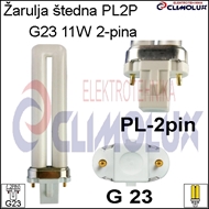 Energiesparlampe PL-2pin G23 11W/840 Tg