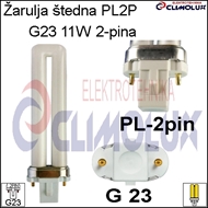 Štedna žarulja PL-2pin G23 11W/840 Tg
