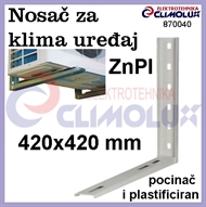 Wall mounted metal air conditioner monuting bracket 420x420mm Zn-PL