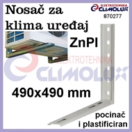 Wall mounted metal air conditioner monuting bracket 490x490mm Zn-PL