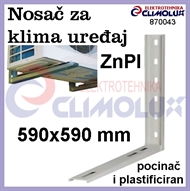 Wall mounted metal air conditioner monuting bracket 590x590mm Zn-PL