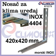 Wall mounted metal air conditioner monuting bracket 420x420mm Stainless 44