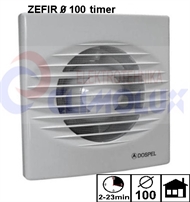 Domestic Fan ZEFIR-100 WC with timer