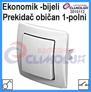 Ekonomik bijeli Prekidač običan