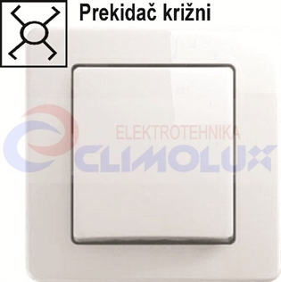 Ekonomik bijeli Prekidač križni