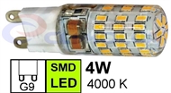LED žarulja G9 4W, Capsule-S, 4000K
